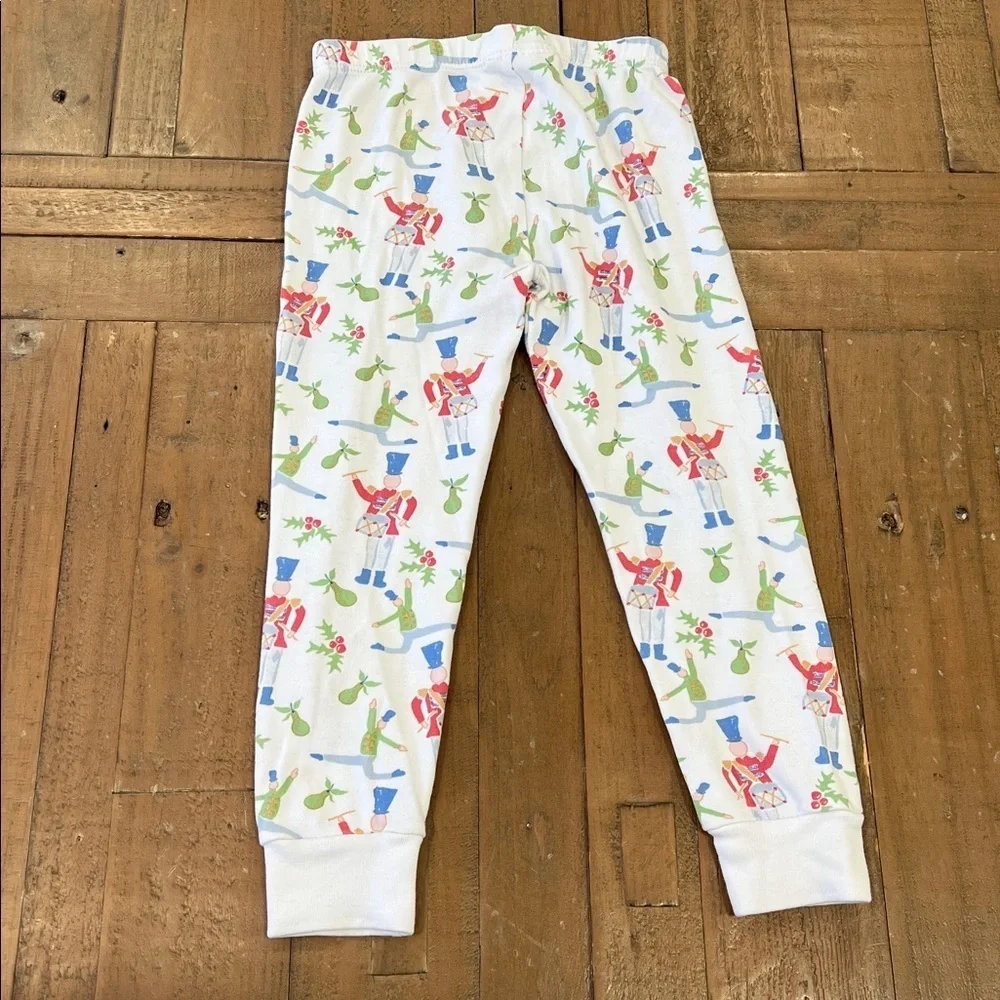 Little English Christmas drummer boy Pima cotton pajamas size 4